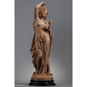 Femme au miroir - Albert-Ernest CARRIER-BELLEUSE (1824-1887)