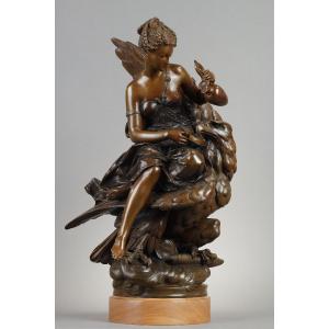 Hébé et Jupiter - Albert-Ernest CARRIER-BELLEUSE (1824-1887)