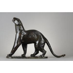 Panther Sniffing - Georges Guyot (1885-1972)
