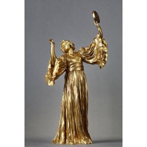 Dancer With Tambourine - Agathon Léonard (1841-1923)