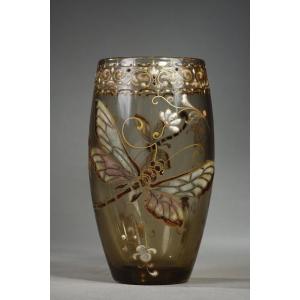 Cristallerie – Vase With Dragonflies - Emile Galle (1846–1904)