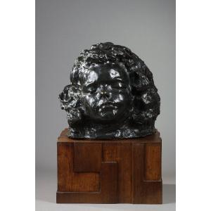 Enfant endormi - Antoine BOURDELLE (1861-1929)