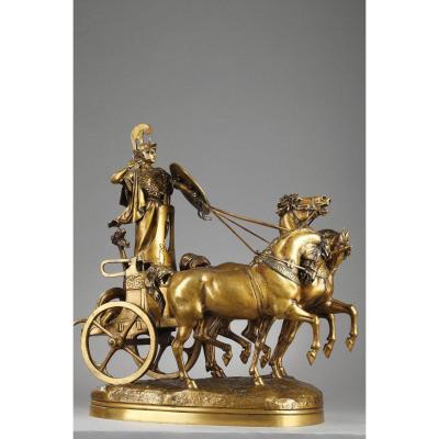 Minerva Driving Her Chariot - Emmanuel Fremiet (1824-1910)