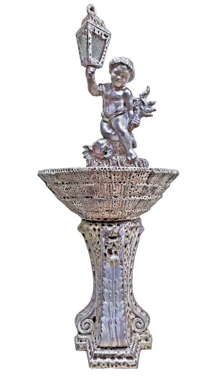 Vallauris Important Fountain Around 1960-70-photo-2