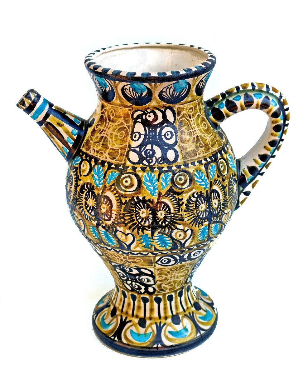 Quimper Keraluc Large Vase By André Horellou (1943-2011)-photo-4