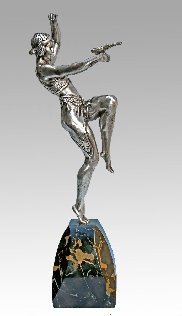 Samuel Lipchytz (1880-1943) Large Art Deco Bronze-photo-2