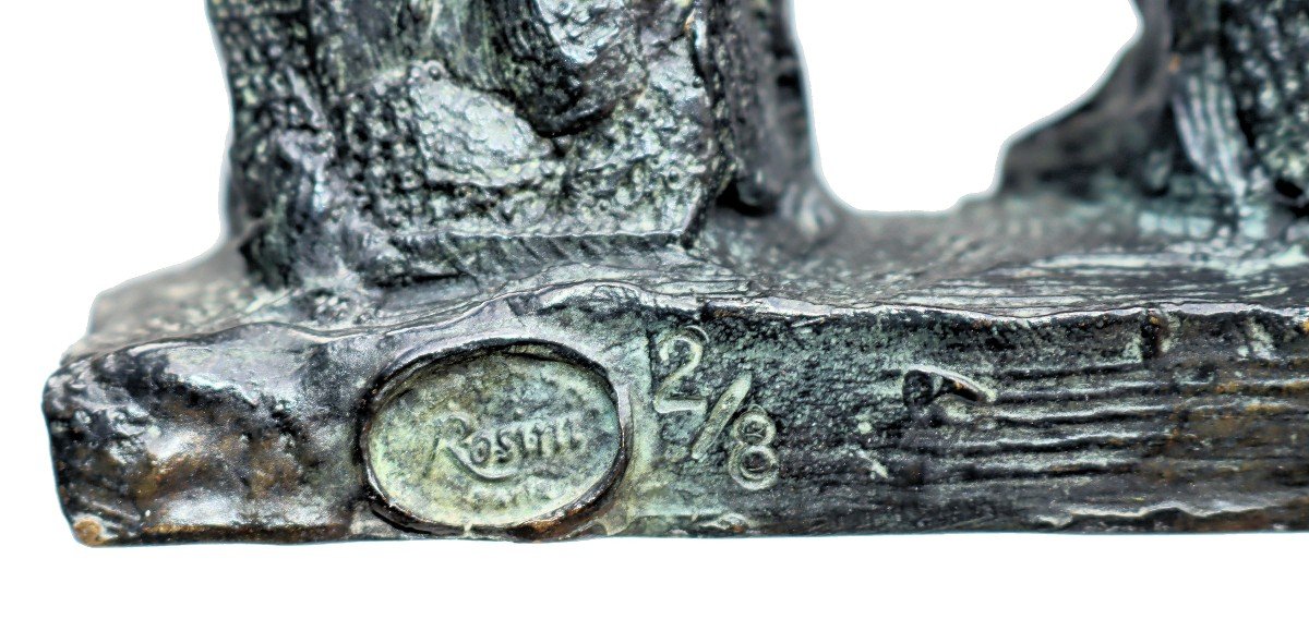 Antoniucci VOLTI (1915-1989) Bronze "Les Parisiennes" 2/8-photo-7