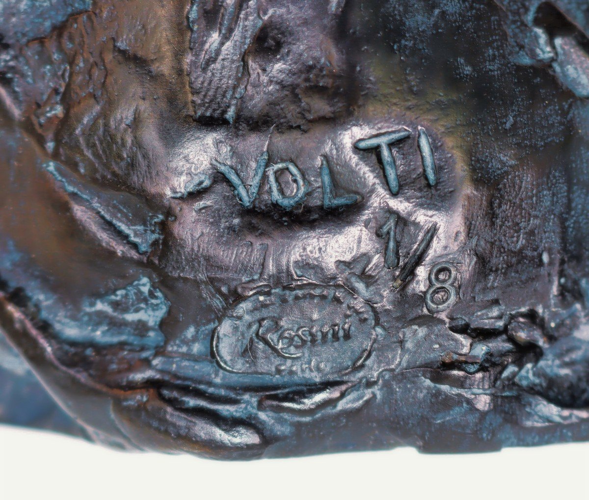 Antoniucci Volti (1915-1989) Bronze "dana" 1/8-photo-6
