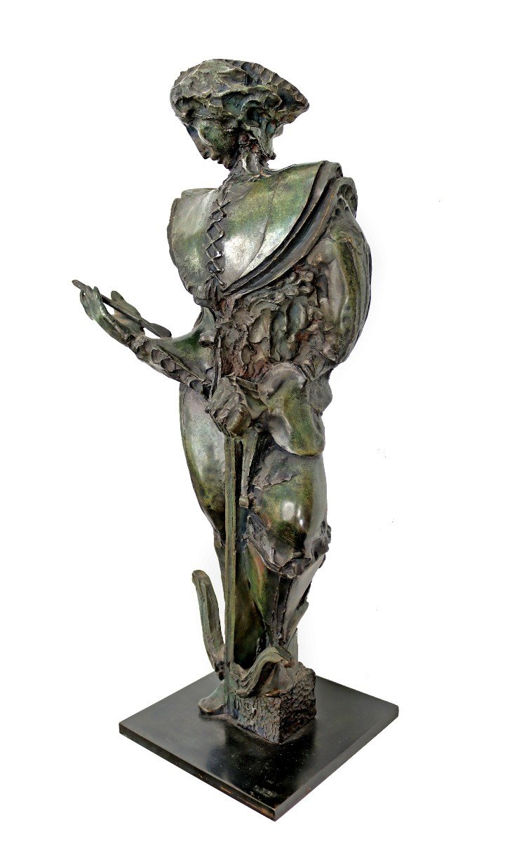 Bernard Vié (born 1947) Bronze "the Crossbowman" N°5/8-photo-2