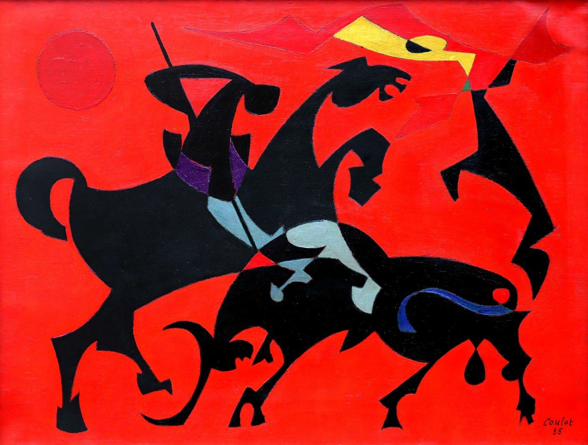 Jean Coulot (1928-2010) The Corrida-photo-4