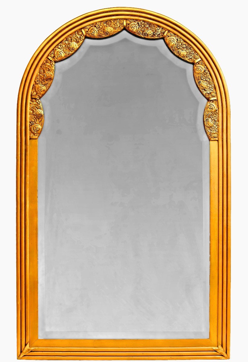 Art Déco 1925 Grand Miroir Trumeau