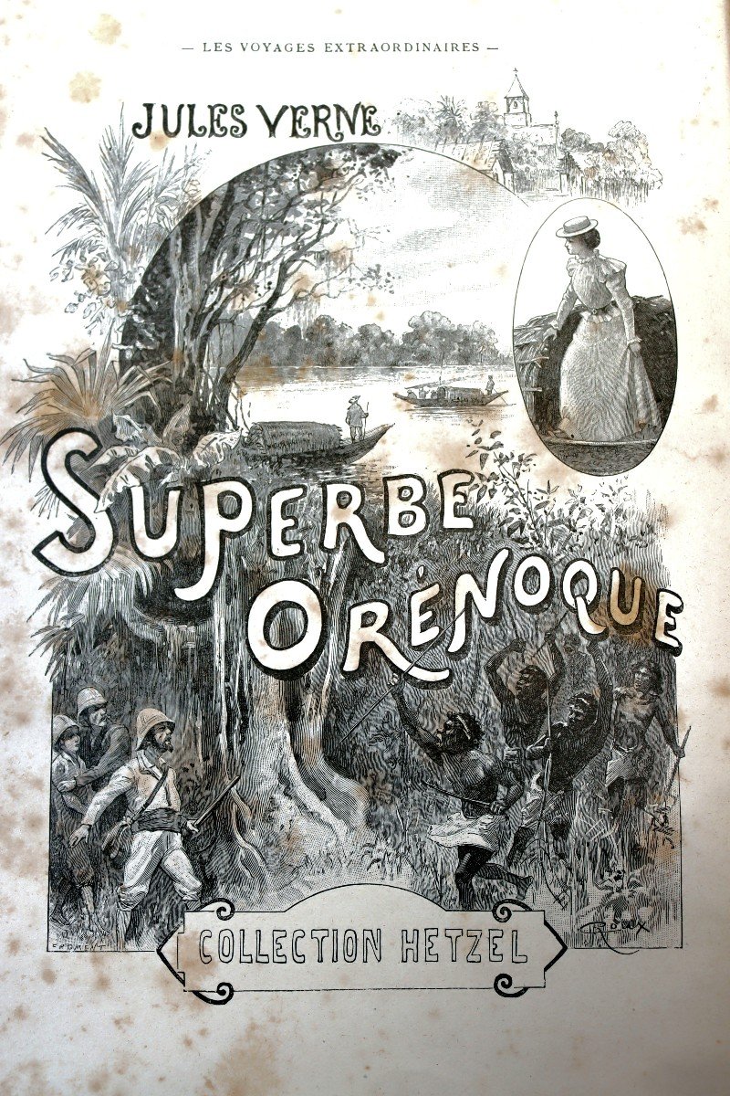 Jules Verne 1898 Edition Hetzel "the Superb Orinoco"-photo-4