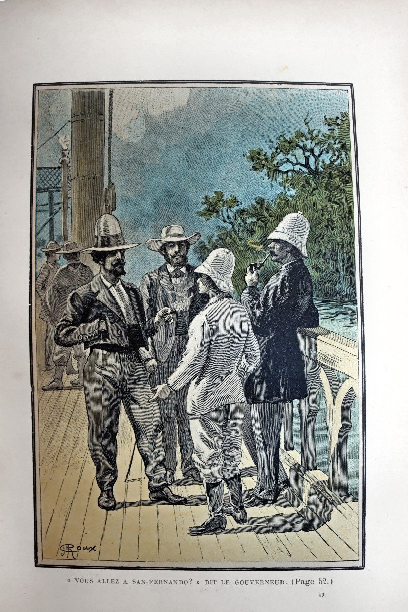 Jules Verne 1898 Edition Hetzel "the Superb Orinoco"-photo-8