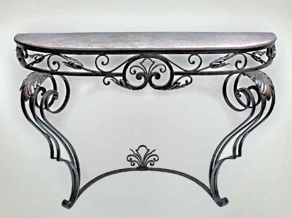 Large Neo-classical Console Stamped Roze