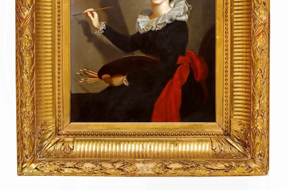 Portrait XIXe Louise Elisabeth Vigée Le Brun (1755 - 1842)-photo-3