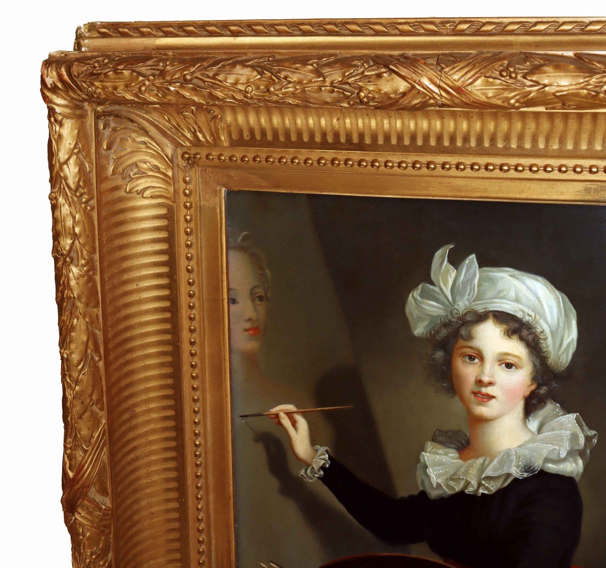 Portrait XIXe Louise Elisabeth Vigée Le Brun (1755 - 1842)-photo-1
