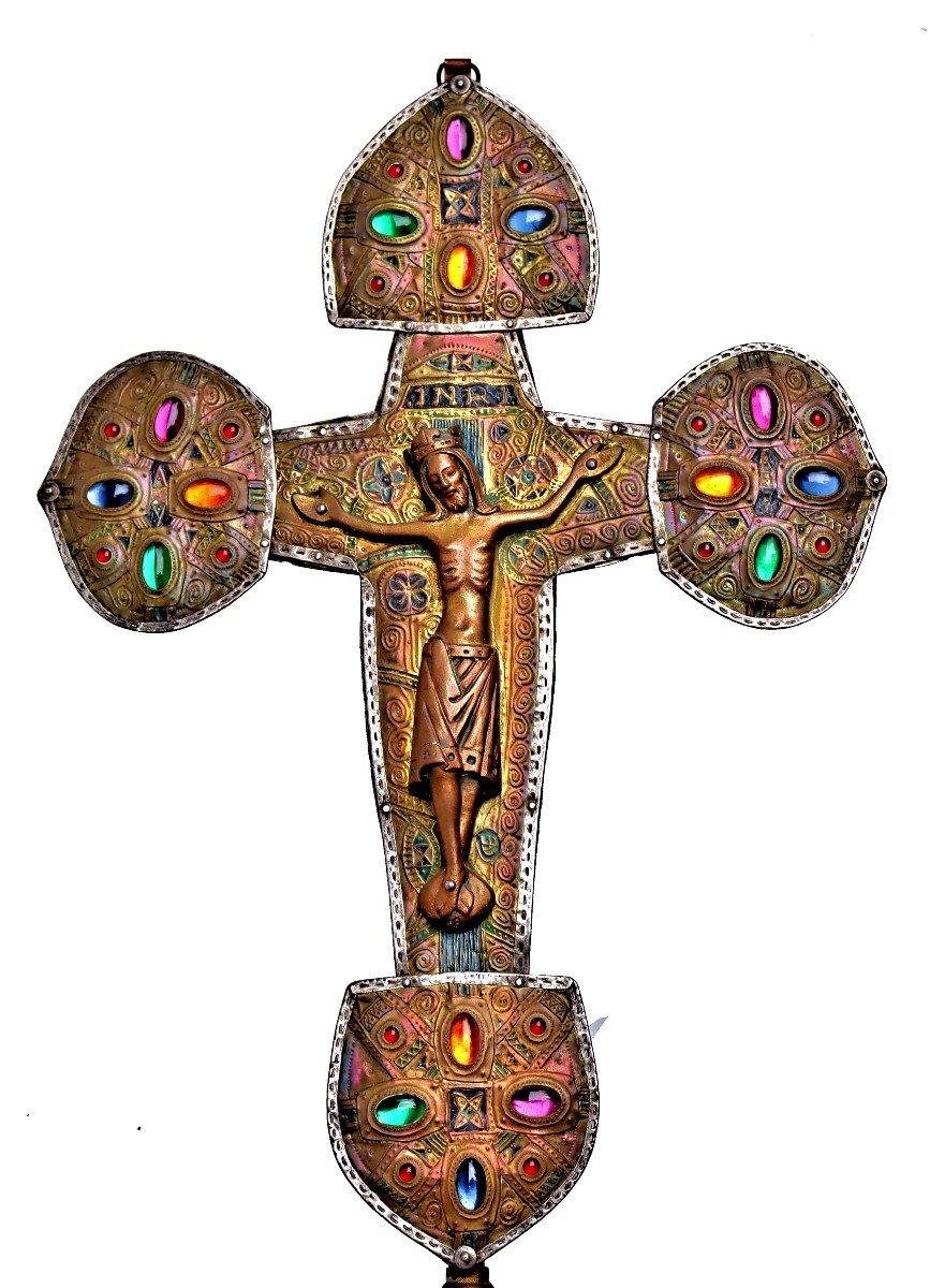 Byzantine Cross Signed Alfred Louis-achille Daguet (1875-1942)-photo-2