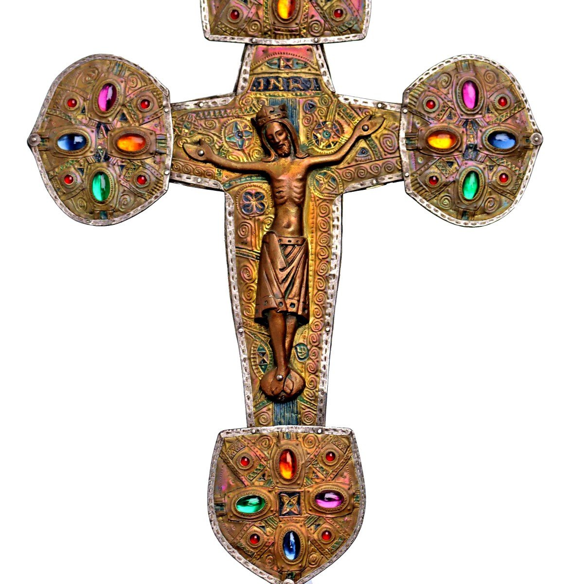 Byzantine Cross Signed Alfred Louis-achille Daguet (1875-1942)-photo-4