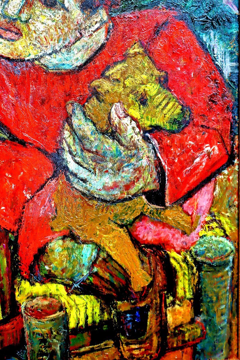 Yvonne Mottet (wife Lorjou) Man With Dog-photo-4