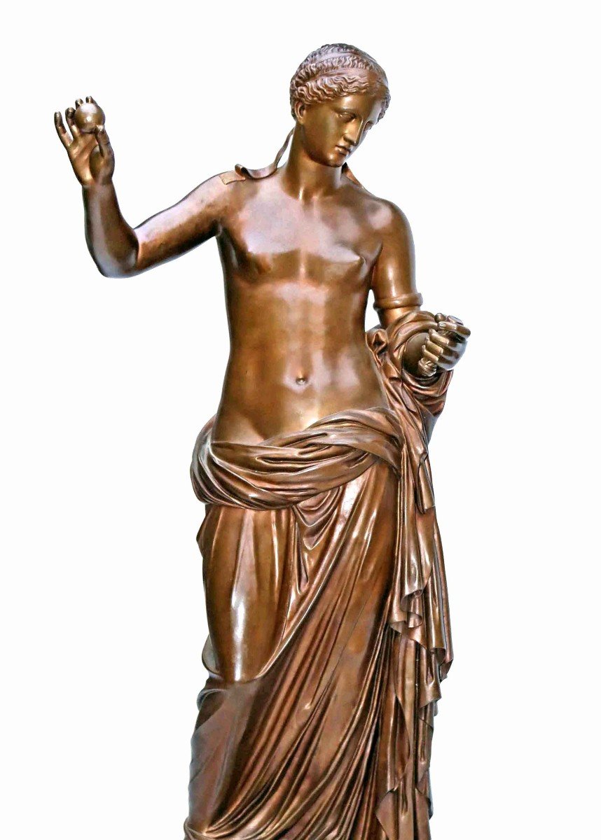 Paul DUBOIS (1827-1905) Venus d'Arles Grand Bronze H:82 cm-photo-1