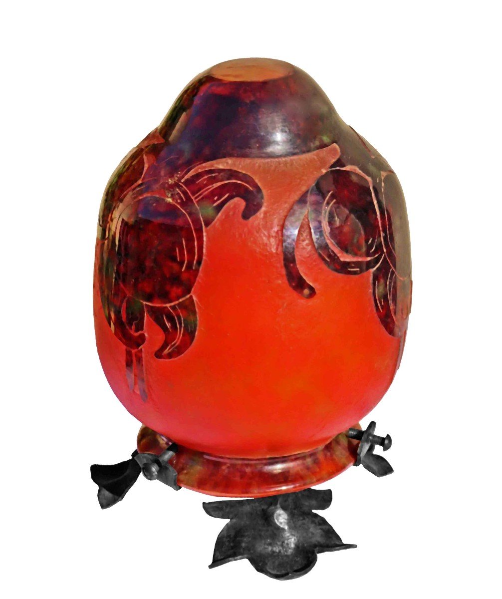 Schneider - French Glass - Art Deco Lamp-photo-1
