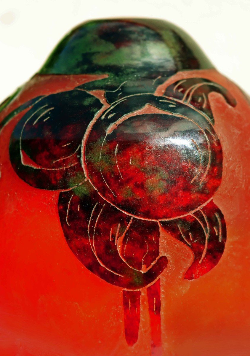 Schneider - French Glass - Art Deco Lamp-photo-4