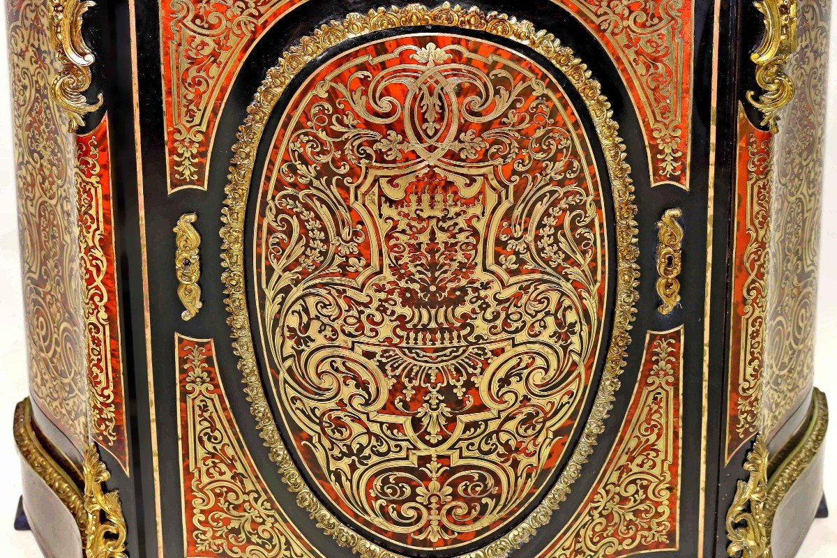 Napoleon III Furniture In Boulle Marquetry-photo-2