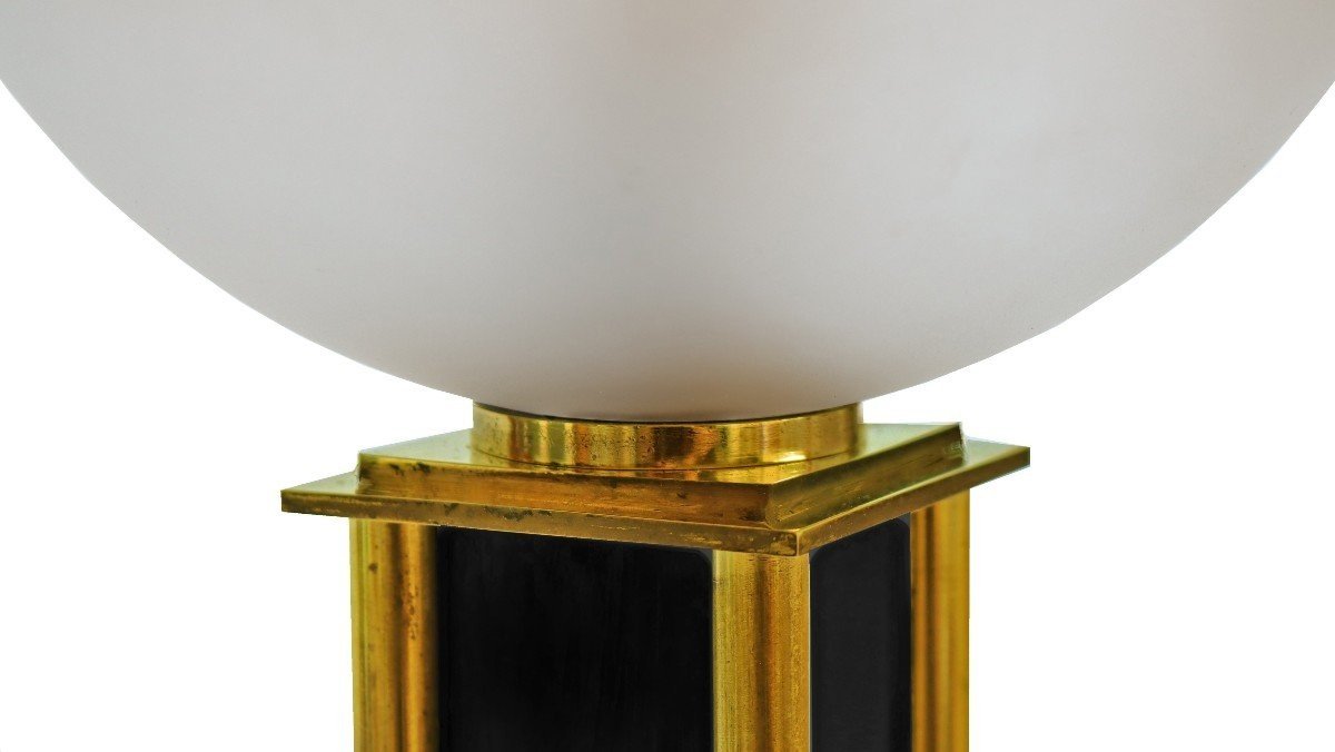 Jacques ADNET (1900-1984) Lampe Art Déco Répertoriée-photo-2