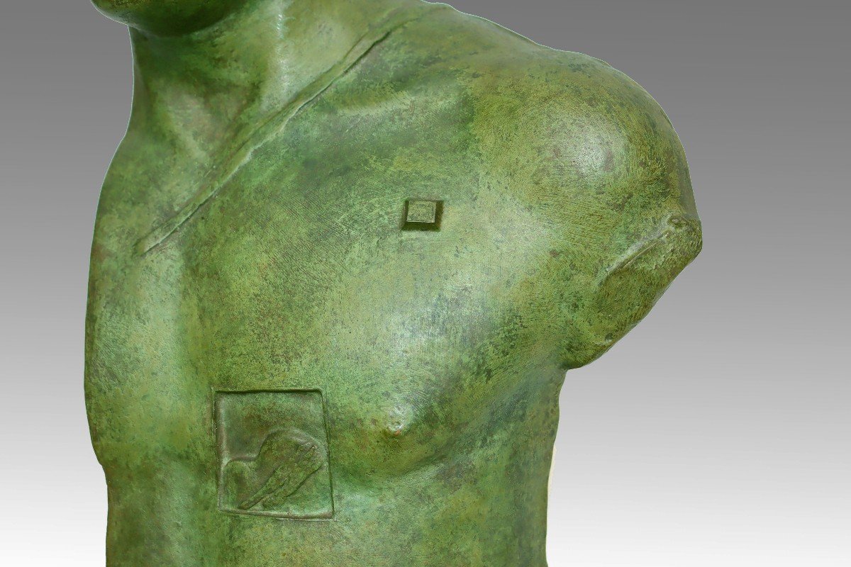Igor Mitoraj (1944 -2014)  - Asclépios - Bronze Signé Et Numéroté -photo-3