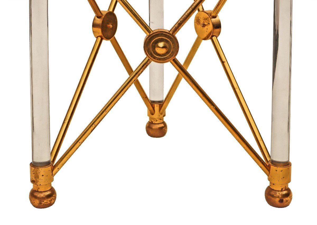 Sandro Petti Pour Angolometallarte Paire De Tables Design 70's-photo-4