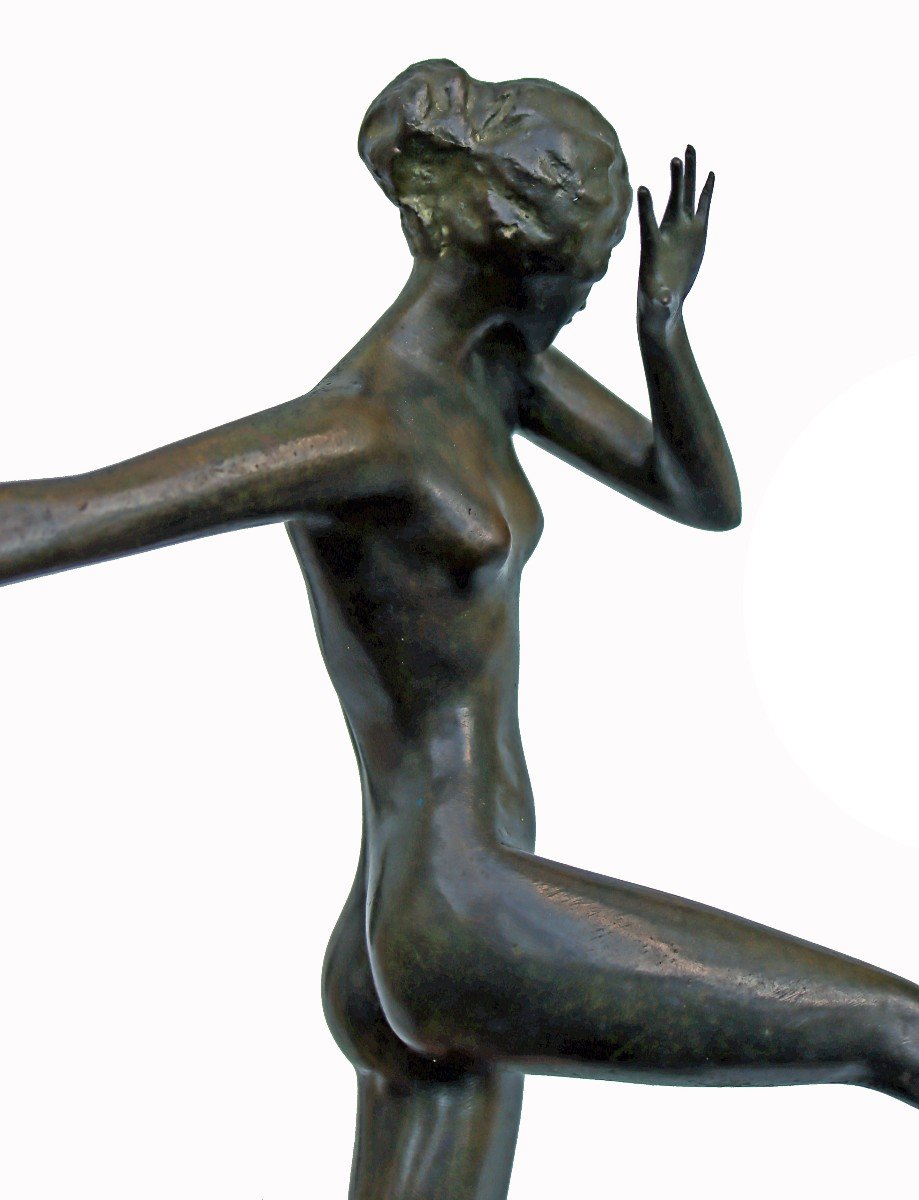 Le Prince Troubetzkoy (1866-1938) Bronze Danseuse Figurant Lady Constance-photo-6