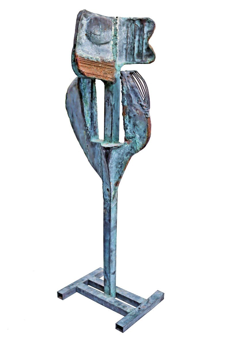 Arisztid Szendy (1936-2013) Totem Sculpture 100 Cm-photo-2