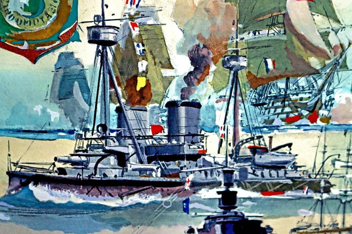 Marin Marie (1901-1897) Stencil Gouache -photo-7