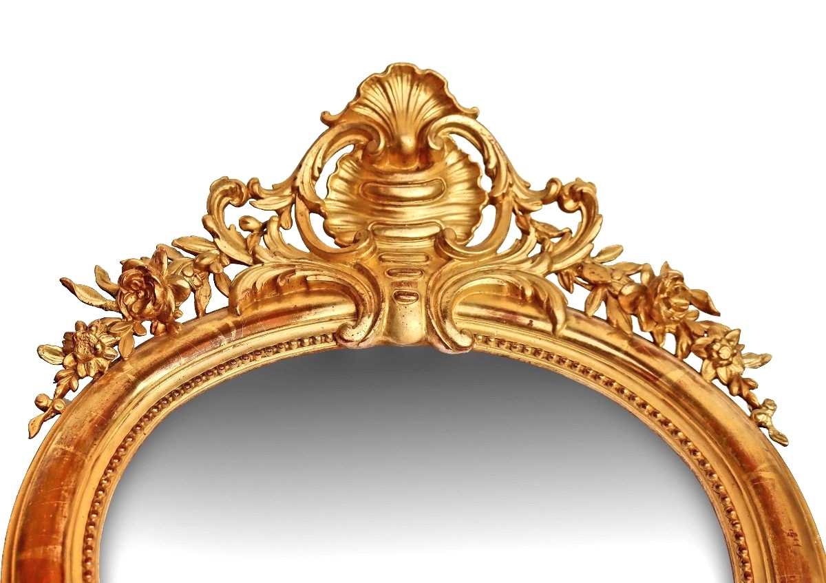 Miroir Doré Napoléon III-photo-2