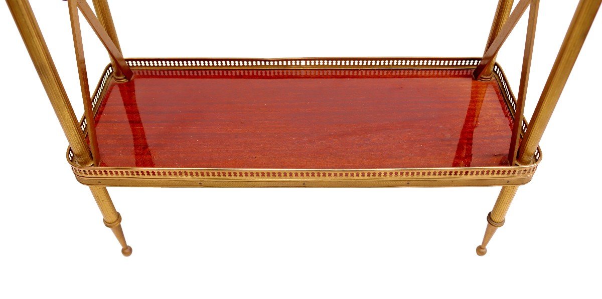 Maison Jansen Table Console à Croisillons Circa 1950-photo-7
