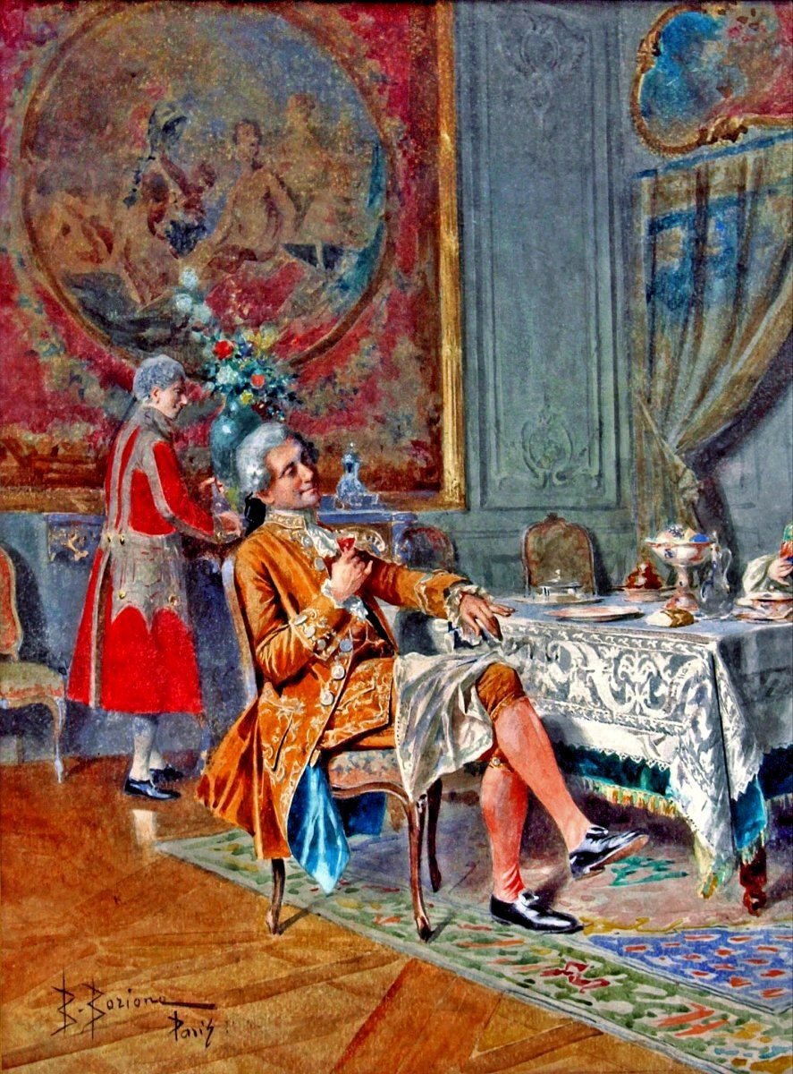 B. Borione (1865-1920) Life In The Castle-photo-3