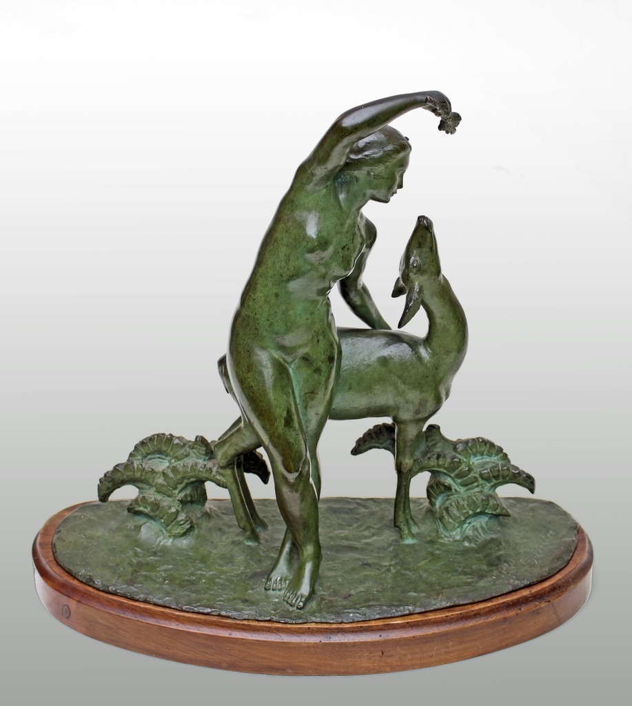 Paul SILVESTRE bronze Art Déco Susse fondeur