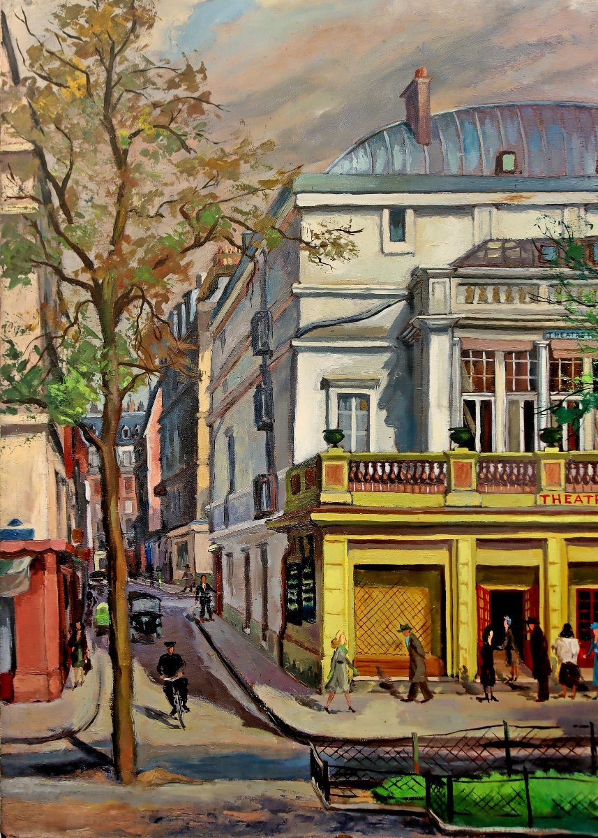 Pierre Berjole (1897-1990) Paris Batignolles Theater-photo-2