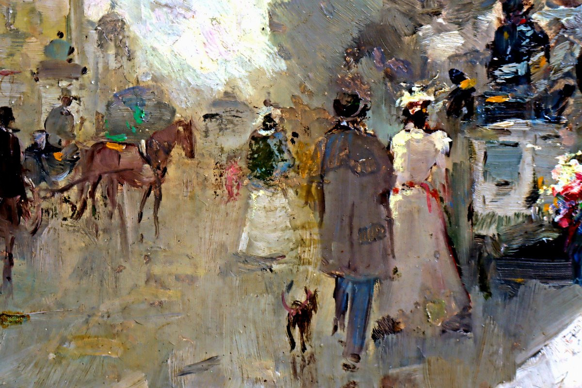 Juan Soler (20th) Lively Parisian Boulevard-photo-3