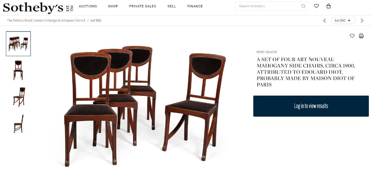 Edouard Diot Pair Of Art Nouveau Armchairs 1900-photo-7