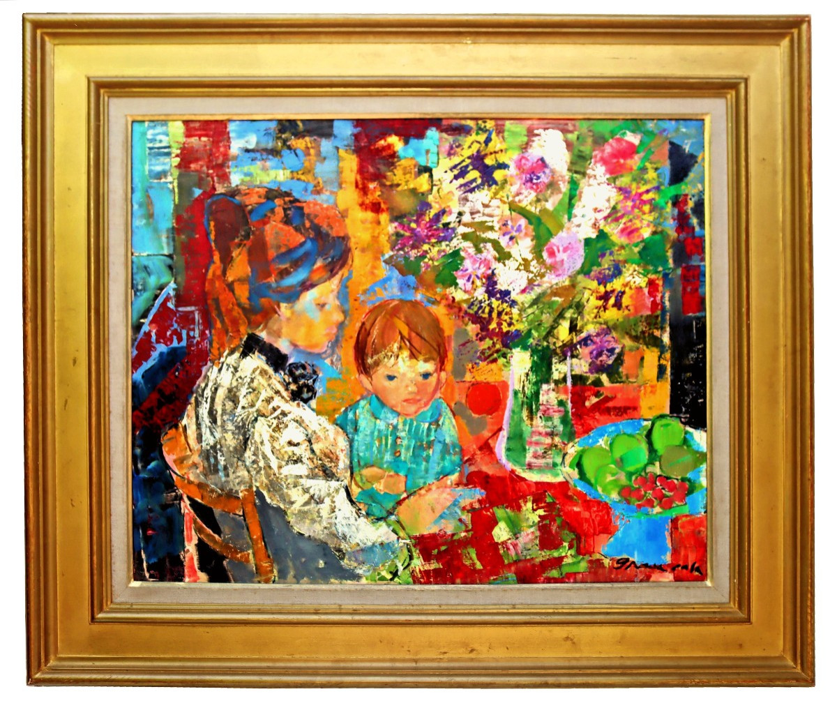 Emilio GRAU SALA (1911-1975) Maternité Paris 1962
