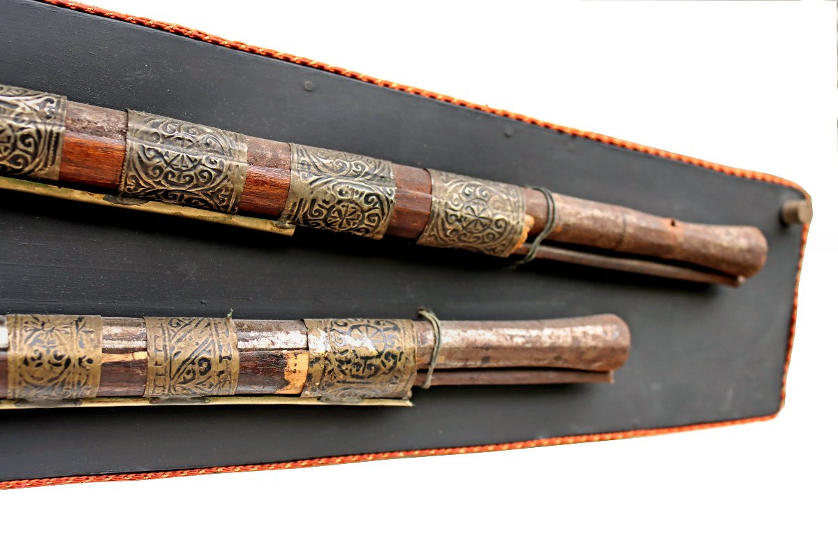 Paire de Fusils Moukhala vers 1900-photo-6