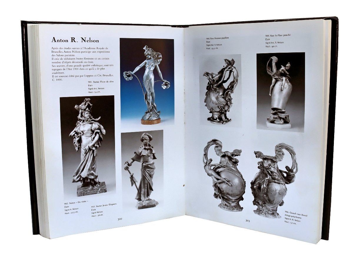 Anton NELSON (1849-1910) Statue Fleur de Rêve-photo-7