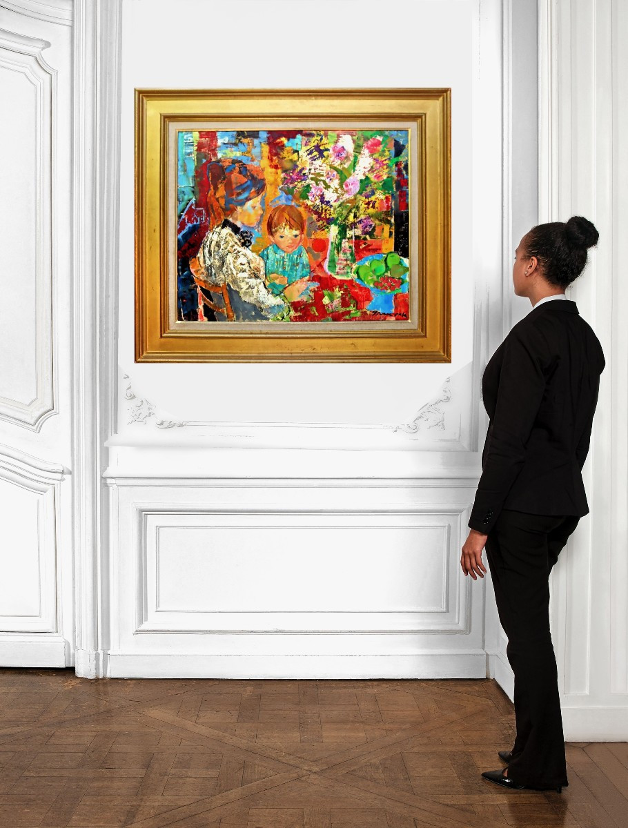 Emile GRAU SALA (1911-1975) Maternit&eacute; Paris 1962-photo-8