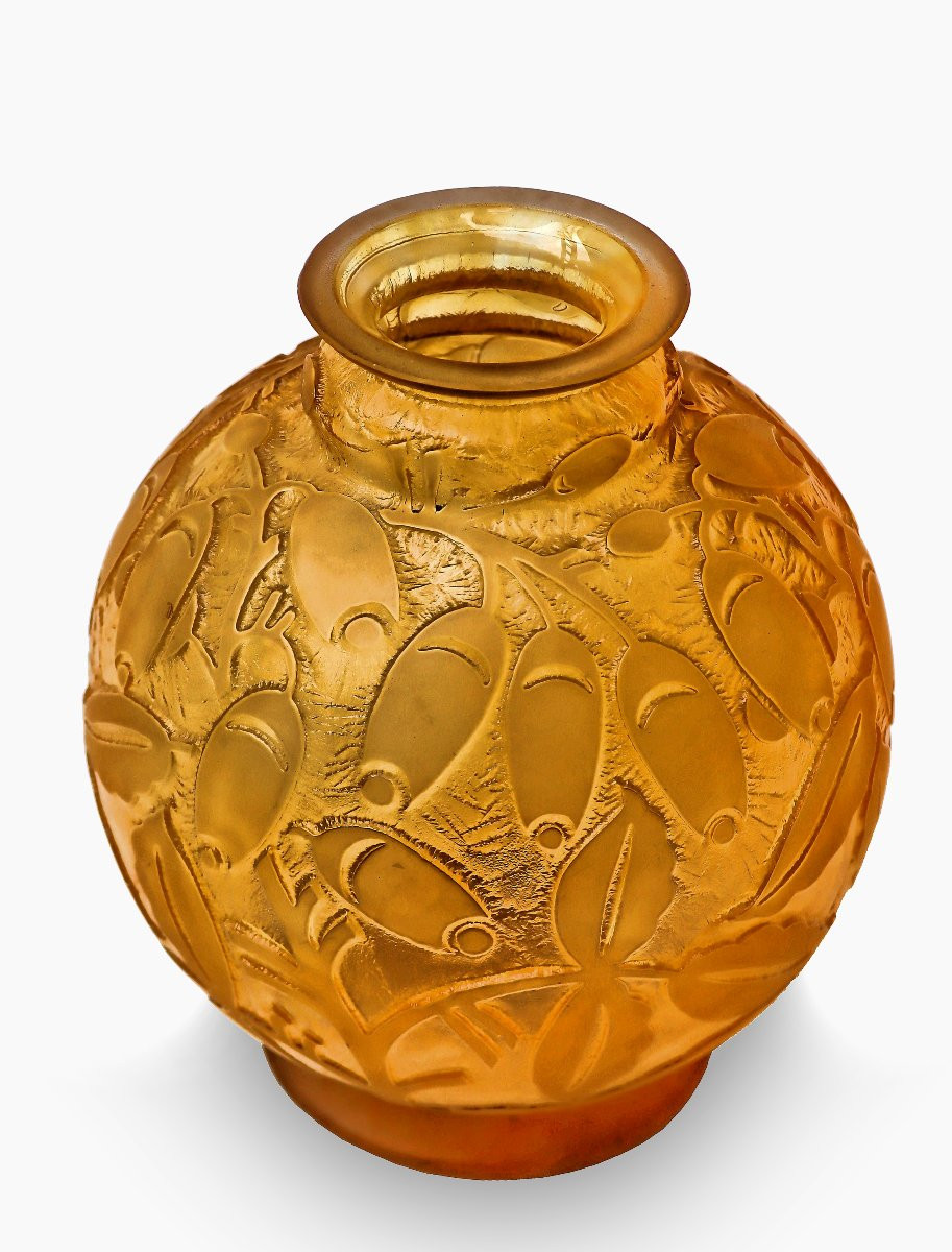 Daum Nancy Large Art Deco Vase 1930-photo-3