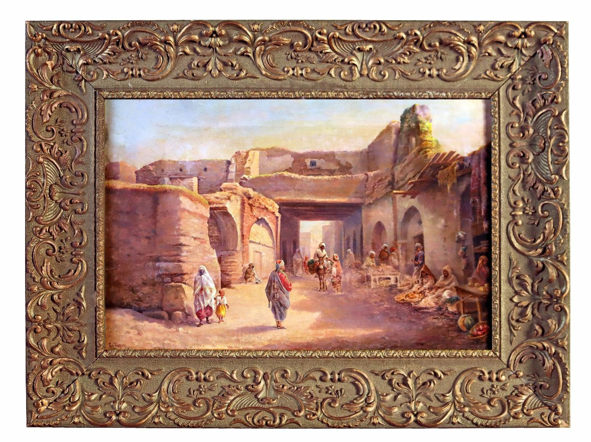 Gaspard De Toursky (1849-1925) Souk Arhas-photo-2