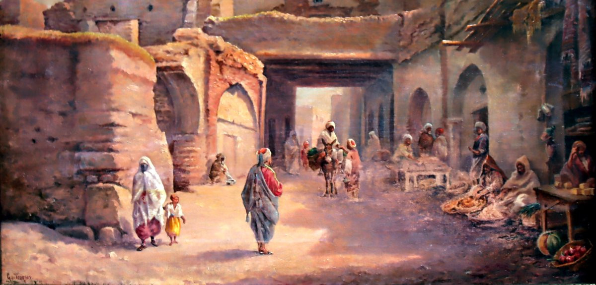 Gaspard De Toursky (1849-1925) Souk Arhas-photo-1