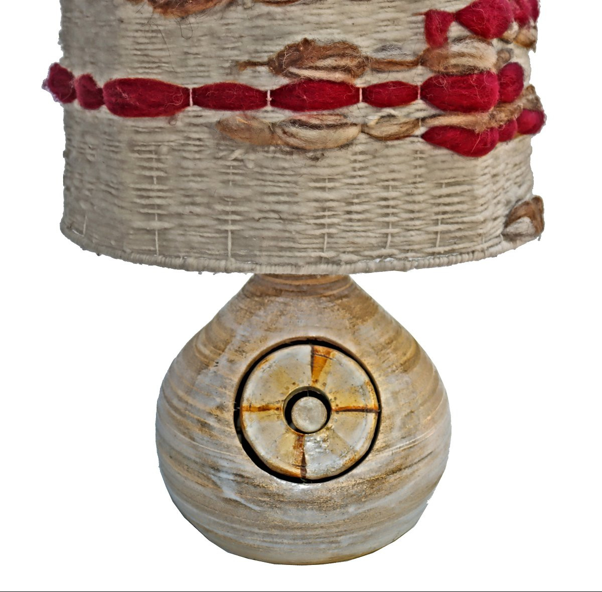 Lampe céramique Georges Pelletier La Roue Vallauris-photo-1