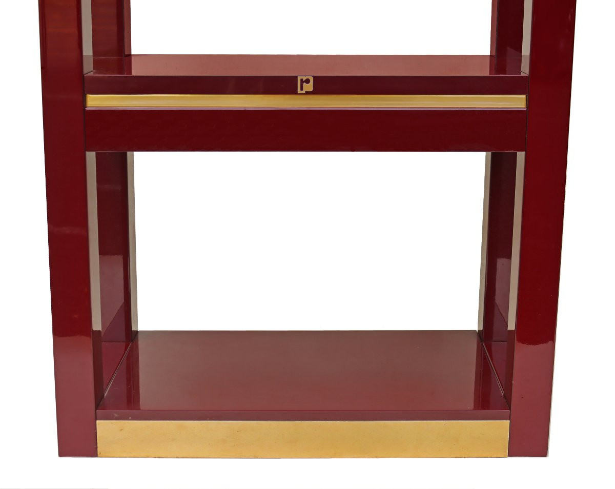 Paco Rabanne Pair Of Illuminated Bookcases 1970-photo-2