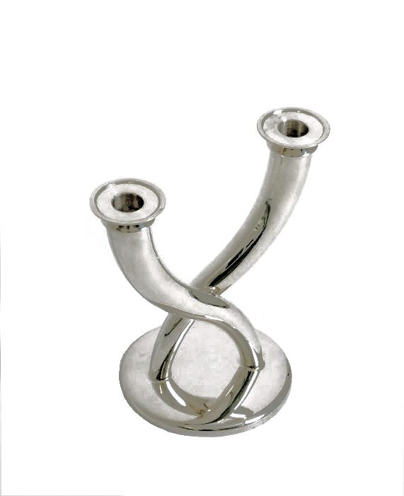 Gio Ponti pour Christofle Flambeau Art Déco-photo-4